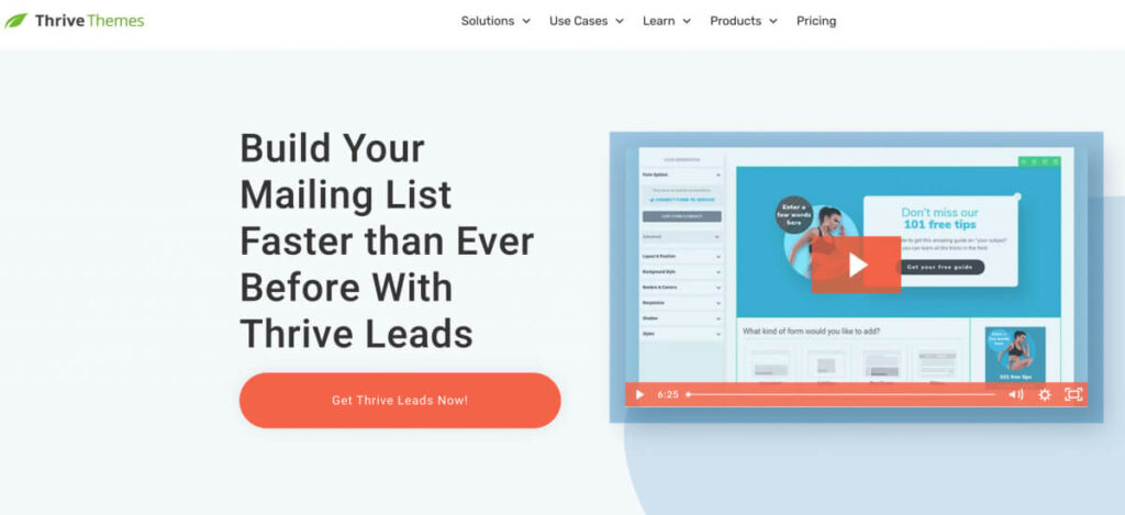 Thrive Themes homepage